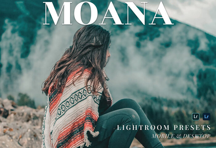 20 پریست لایت روم پرتره حرفه ای Moana Lightroom Presets