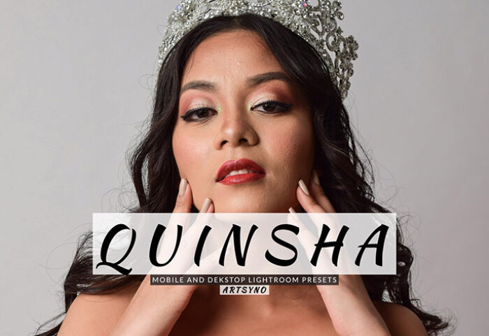 20 پریست لایت روم پرتره حرفه ای Quinsha Lightroom Presets