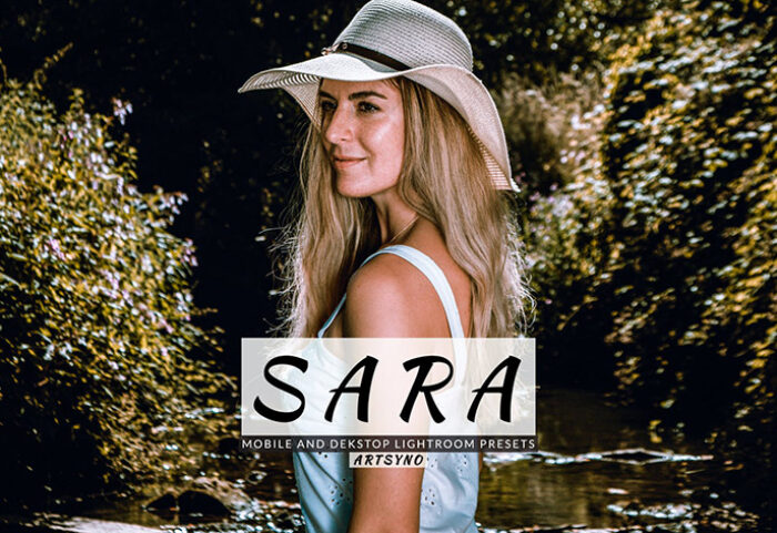 20 پریست لایت روم پرتره حرفه ای Sara Lightroom Presets