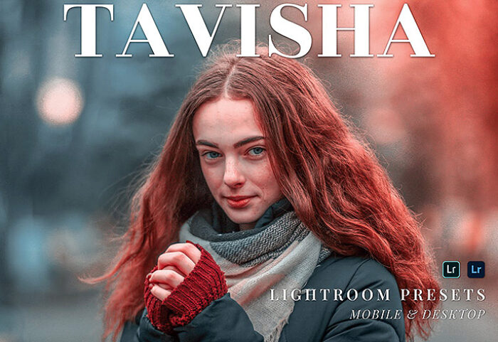 20 پریست لایت روم پرتره حرفه ای Tavisha Lightroom Presets