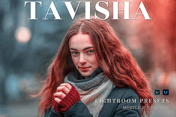 20 پریست لایت روم پرتره حرفه ای Tavisha Lightroom Presets 20 پریست لایت روم پرتره حرفه ای Tavisha Lightroom Presets