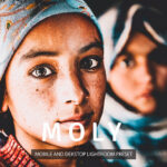 20 پریست لایت روم پرتره حرفه ای تم تیره Moly Lightroom Presets