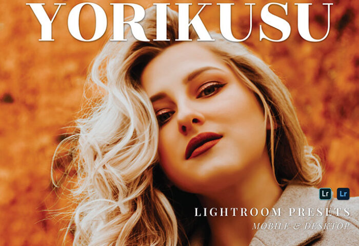 20 پریست لایت روم پرتره حرفه ای تم رنگ گرم Yorikusu Lightroom Presets