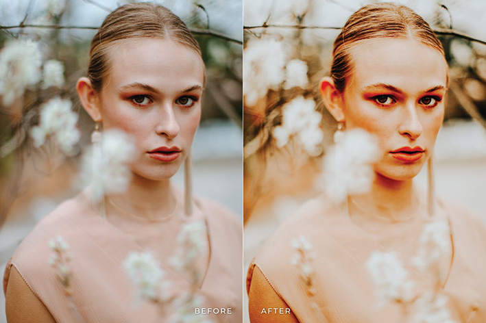 20 پریست لایت روم پرتره حرفه ای تم رنگ گرم Yorikusu Lightroom Presets 20 پریست لایت روم پرتره حرفه ای تم رنگ گرم Yorikusu Lightroom Presets