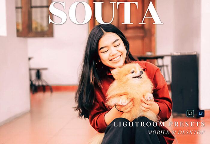 20 پریست لایت روم پرتره حرفه ای تم رنگی Souta Lightroom Presets