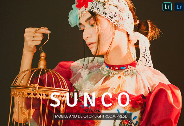 20 پریست لایت روم پرتره حرفه ای تم رنگی Sunco Lightroom Presets