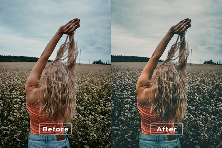 20 پریست لایت روم پرتره حرفه ای تم زندگی Palap Lightroom Preset