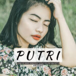 20 پریست لایت روم پرتره حرفه ای تم سبز Putri Lightroom Presets