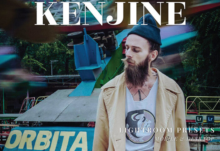 20 پریست لایت روم پرتره حرفه ای تم سینمایی Kenjine Lightroom Presets