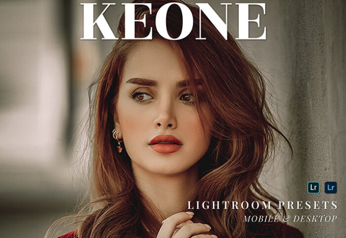 20 پریست لایت روم پرتره حرفه ای تم سینمایی Keone Lightroom Presets