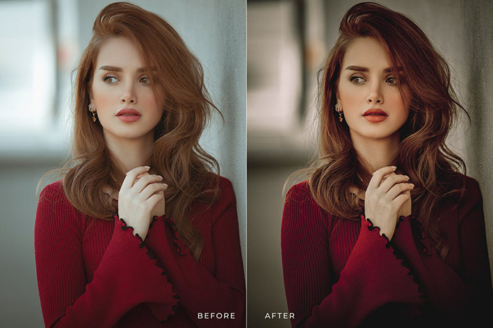 20 پریست لایت روم پرتره حرفه ای تم سینمایی Keone Lightroom Presets 20 پریست لایت روم پرتره حرفه ای تم سینمایی Keone Lightroom Presets