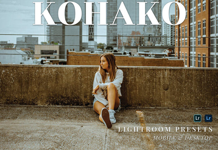 20 پریست لایت روم پرتره حرفه ای تم سینمایی Kohako Lightroom Presets
