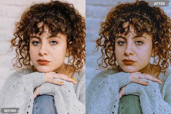 20 پریست لایت روم پرتره حرفه ای تم فشن Rayna Lightroom Presets