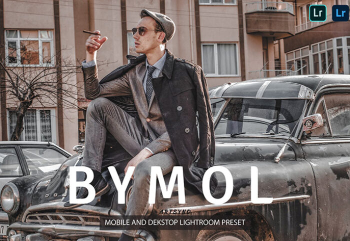 20 پریست لایت روم پرتره حرفه ای تم فشن مردانه Bymol Lightroom Presets