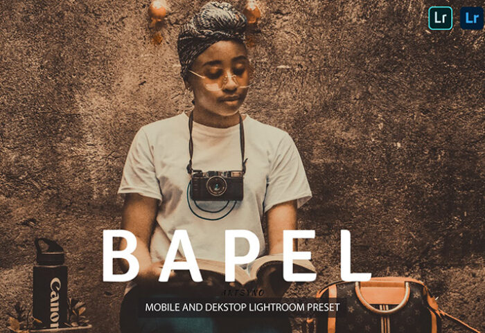 20 پریست لایت روم پرتره حرفه ای تم قهوه ای Bapel Lightroom Presets