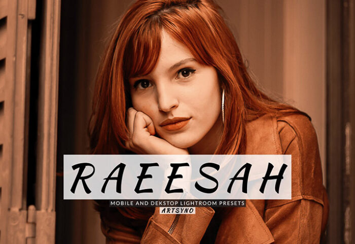 20 پریست لایت روم پرتره حرفه ای تم گرم Raeesah Lightroom Presets