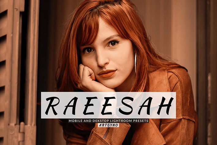 20 پریست لایت روم پرتره حرفه ای تم گرم Raeesah Lightroom Presets 20 پریست لایت روم پرتره حرفه ای تم گرم Raeesah Lightroom Presets