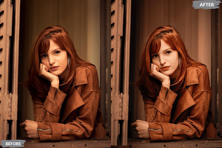 20 پریست لایت روم پرتره حرفه ای تم گرم Raeesah Lightroom Presets