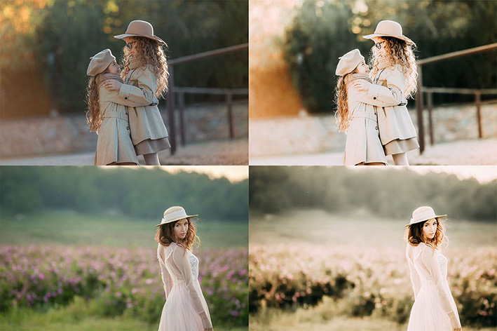 30 پریست لایت روم رنگی حرفه ای تم زرد Shades of Yellow Lightroom Presets