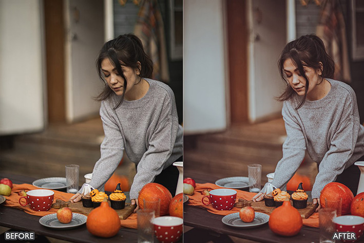 32 پریست لایت روم هالووین 2021 حرفه ای Halloween Fall Lightroom Presets