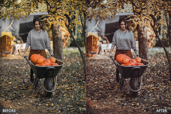 32 پریست لایت روم هالووین 2021 حرفه ای Halloween Fall Lightroom Presets