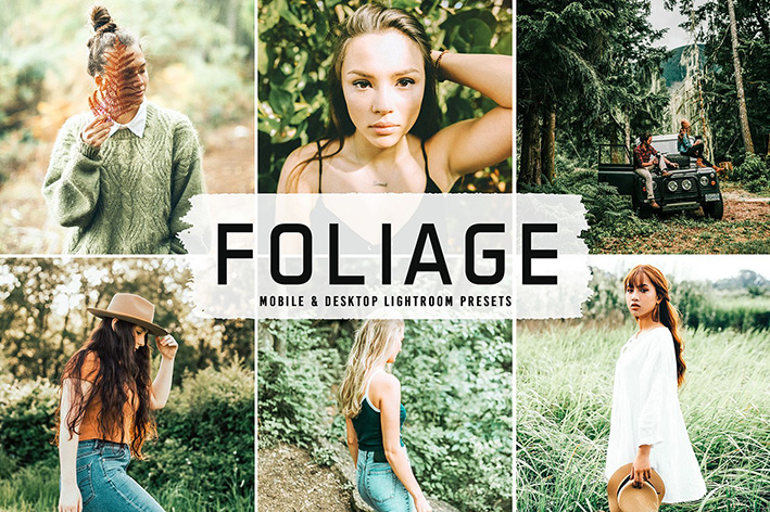 40 پریست لایت روم و پریست کمرا راو و اکشن فتوشاپ Foliage Lightroom Presets 40 پریست لایت روم و پریست کمرا راو و اکشن فتوشاپ Foliage Lightroom Presets