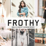40 پریست لایت روم پرتره و پریست کمرا راو و اکشن فتوشاپ Frothy Lightroom Presets