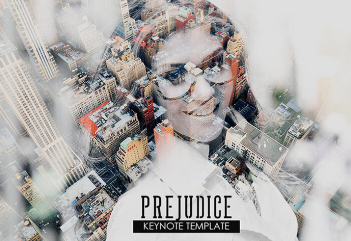 قالب پاورپوینت حرفه ای آمار و معرفی خدمات Prejudice Keynote Template