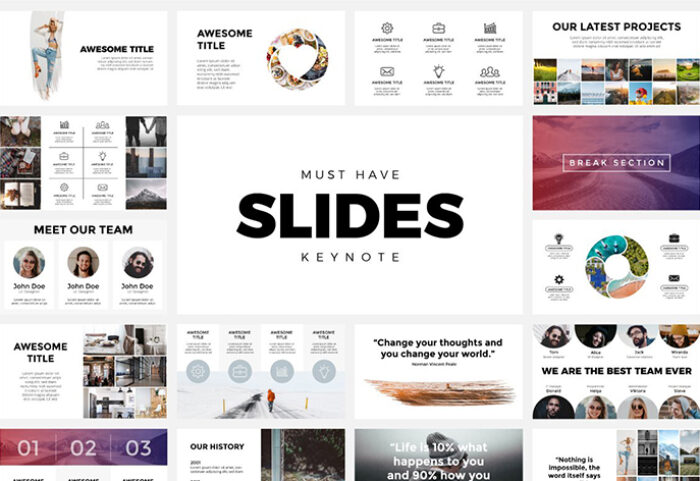 قالب پاورپوینت حرفه ای برای تدریس Must Have Slides Keynote