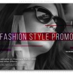 پروژه آماده پریمیر تیتراژ حرفه ای مدلینگ با موزیک Fashion Style Promo
