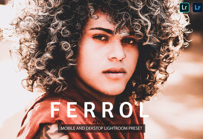 20 پریست لایت روم پرتره فشن حرفه ای تم سینماتیک Ferrol Lightroom Presets