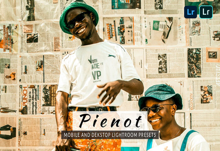 20 پریست لایت روم پرتره فشن حرفه ای تم فضای باز Pienot Lightroom Presets