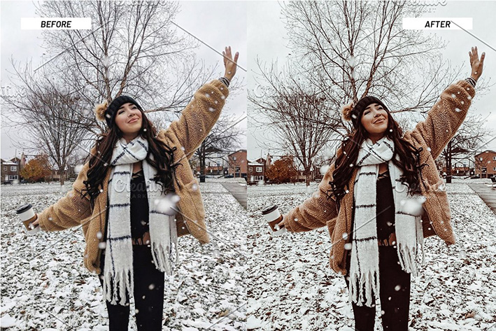 24 پریست لایت روم عکس کریسمس تم قهوه ای Christmas Brown Lightroom Presets