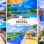 30 پریست لایت روم 2021 حرفه ای تم رنگی هتل Hotel Lightroom Presets