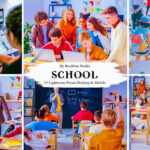 30 پریست لایت روم 2021 حرفه ای تم مدرسه School Lightroom Presets