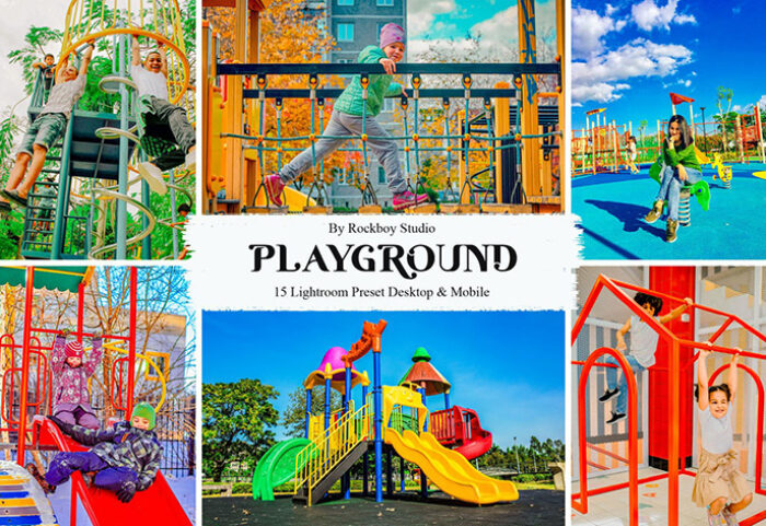 30 پریست لایت روم تفریحگاه 2022 جدید Playground Lightroom Presets
