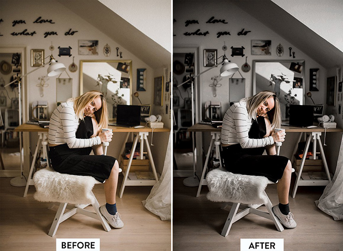 30 پریست لایت روم حرفه ای تم تیره DARK MOODY Lightroom Preset