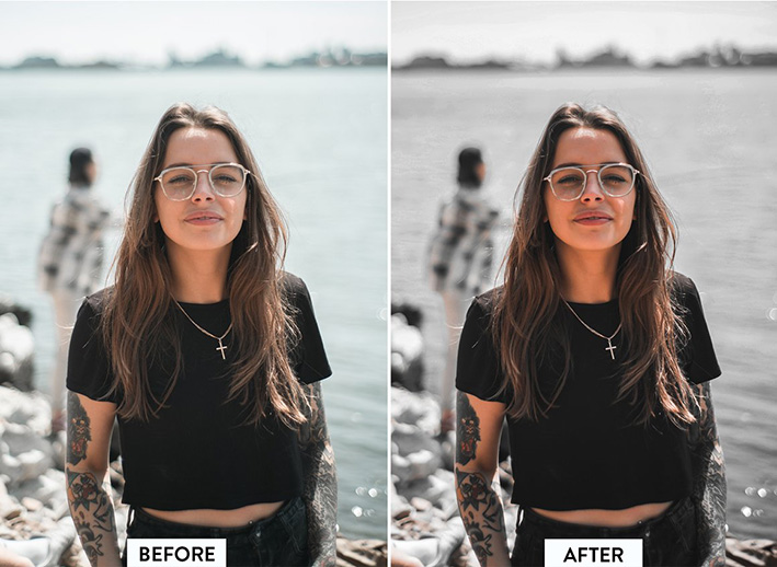 30 پریست لایت روم حرفه ای تم تیره DARK MOODY Lightroom Preset