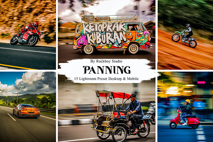 30 پریست لایت روم رنگی فوق حرفه ای Panning Lightroom Presets 30 پریست لایت روم رنگی فوق حرفه ای Panning Lightroom Presets