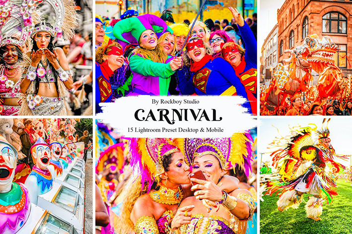 30 پریست لایت روم کارناوال 2022 جدید Carnival Lightroom Presets 30 پریست لایت روم کارناوال 2022 جدید Carnival Lightroom Presets