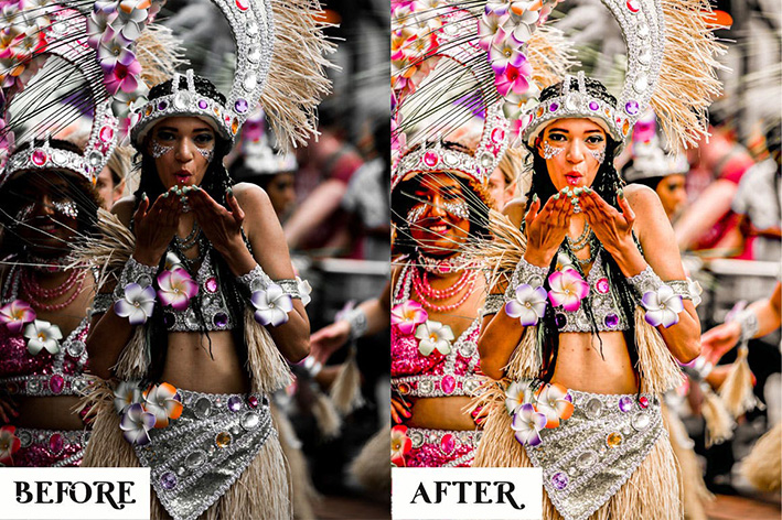 30 پریست لایت روم کارناوال 2022 جدید Carnival Lightroom Presets 30 پریست لایت روم کارناوال 2022 جدید Carnival Lightroom Presets