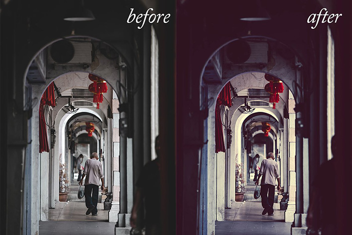 36 پریست لایت روم حرفه ای با غلظت رنگی بالا Urban Lightroom Presets