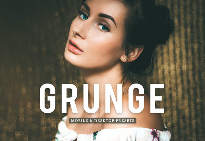 40 پریست لایت روم و پریست کمرا راو و اکشن فتوشاپ Grunge Lightroom Presets