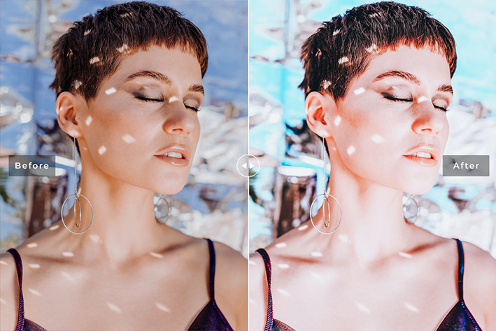 40 پریست لایت روم و پریست کمرا راو و اکشن فتوشاپ تم الماس Diamond Lightroom Presets