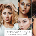 45 پریست لایت روم پرتره 2021 حرفه ای Bohemian Style Lightroom presets