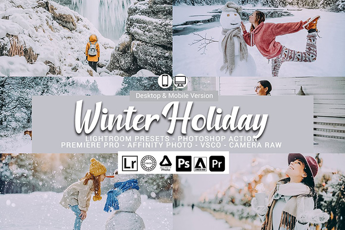 60 پریست لایت روم حرفه ای زمستان تم تعطیلات زمستانی Winter Holiday Lightroom Presets 60 پریست لایت روم حرفه ای زمستان تم تعطیلات زمستانی Winter Holiday Lightroom Presets
