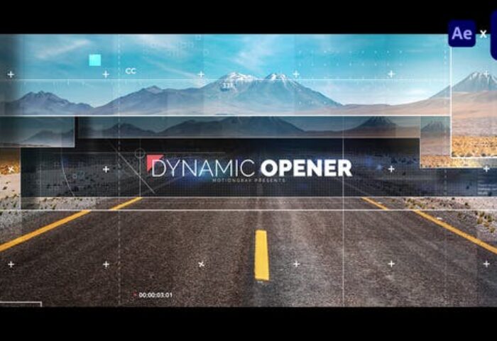 دانلود پروژه آماده پریمیر با موزیک تیتراژ سینمایی Dynamic Opener