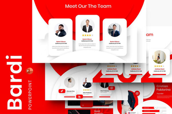 قالب پاورپوینت حرفه ای معرفی شرکت و تجارت Bardi Business PowerPoint Template