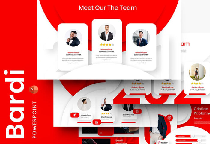 قالب پاورپوینت حرفه ای معرفی شرکت و تجارت Bardi Business PowerPoint Template