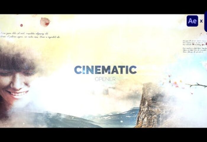 پروژه آماده پریمیر با موزیک تیتراژ سینمایی حرفه ای Cinematic Opener